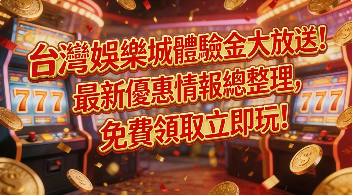 台灣娛樂城體驗金大放送！最新優惠情報總整理，免費領取立即玩！