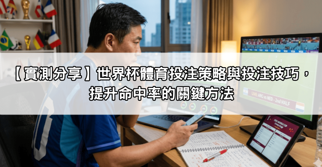 【實測分享】世界杯體育投注策略與投注技巧，提升命中率的關鍵方法