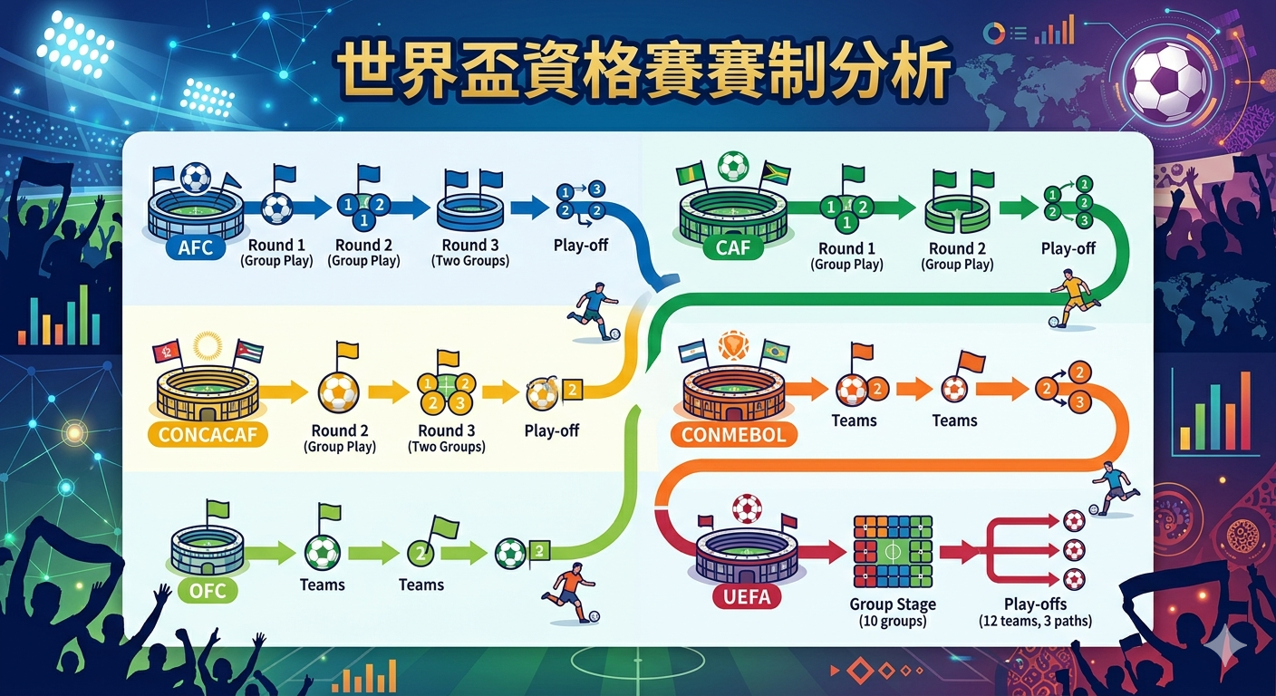 世界盃資格賽賽制分析
